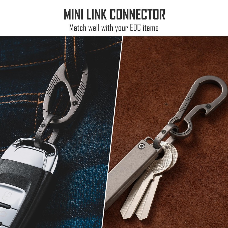 KeyUnity KA30SW Mini Split Key Ring Quick Release Key Organizer