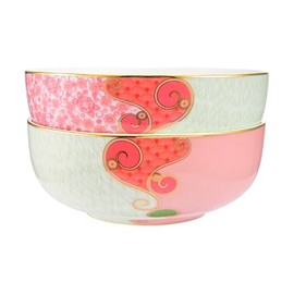 Maxwell & Williams Wicked Pink Goes Good with Green Bowl in Glinda Gift Box, 12.5 cm x 5 cm, Pink (Set of 2)