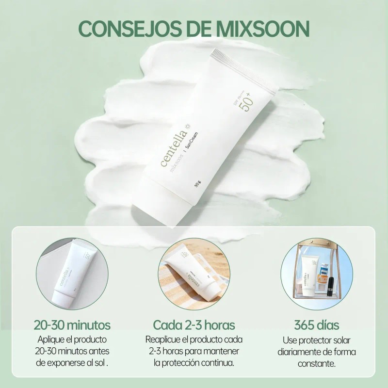 Mixsoon Protector Solar Centella Hidratante Spf50+ 50g