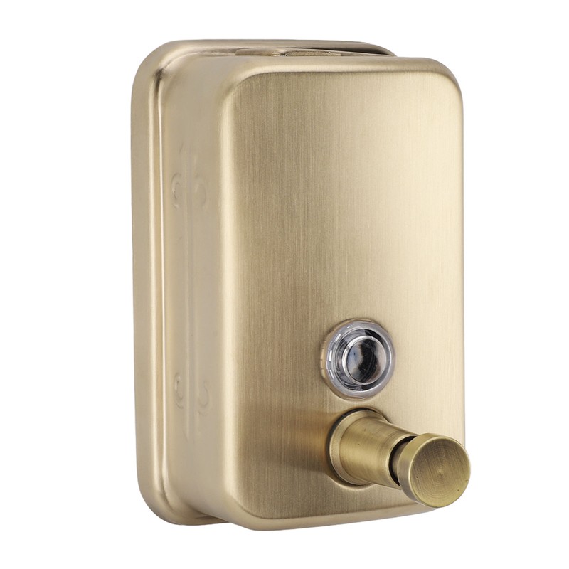Wall Mount Commercial Soap Dispenser Large Capacity Leakproof Manual Stainless