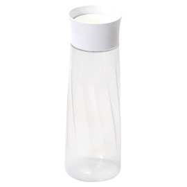 Pearl Metal HC-271 Cold Water Pot, 0.3 gal (1.1 L), Cold Water Bottle, Pitcher, Tea, Barley Tea, Made in Japan, Clear, Can Be Poured From Anywhere