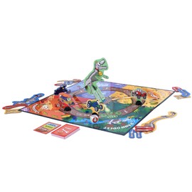 Wow in The World Build 'Em Up Dinos Adventure Game | Explore The Earth, Learn Crazy Dino Facts, Build A Dino to Win | for 2-4 Players, Ages 6+