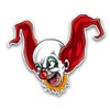 Angry Clown Horror Face Joker - 5" Vinyl Sticker -
