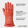 Ansell ActivArmr Electrical Insulating Gloves Class 0 - RIG011R Red