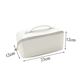Vasemele Travel Cosmetic Bag, Portable Makeup Bag, Large Capacity Cosmetic Bag, Women's Multifunctional Toiletry Bag with Handle and Compartments, Cosmetic Organiser Bag, Waterproof Cosmetic Travel
