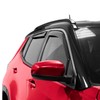 Voron Glass in-Channel Extra Durable Rain Guards for Jeep Compass