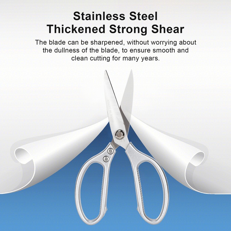 Stainless Steel Shears Strong Thicken Shear Heavy Duty Forged Scissor
