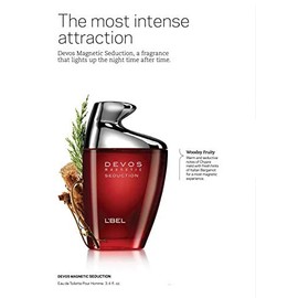 DEVOS MAGNETIC SEDUCTION by L'Bel Cologne EAU DE TOILETTE Pour Homme fragrance 3.4 Oz (3.4 Oz)