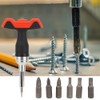 28Pcs Magnetic T shape Ratchet Screwdriver Handle Bits Set Disassembly