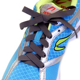 Slacklace Elastic Shoelaces - Flat Lace, No Lock, No Re-Tie - Lace Replacement for Any Shoe