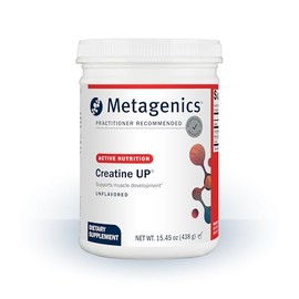 Metagenics Creatine UP - Suplemento de creatina para mujeres y hombres con betaína y taurina - Apoya el crecimiento muscular, la fuerza y la recuperac