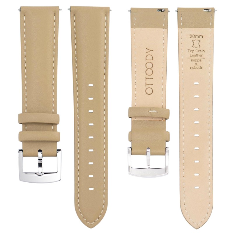 [OTTOODY] Genuine Leather Watch Band, Watch Strap 22mm, 21mm, 20mm,