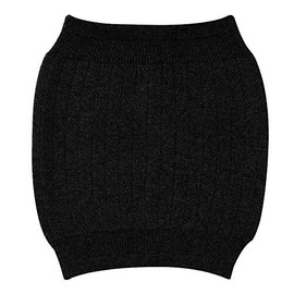 Milya Winter Cashmere Kidney Warmer Back Warmer Elastic Waist Support, black