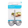 KitchenCraft Double Egg Poacher Cups Non-Stick, 2 Egg Poacher, 13