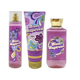 Generic Bath and Body Work Disco Daydream - Trio Gift Set - Fragrance Mist, Body Cream and Shower Gel