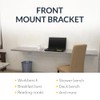 Iron Supports Front Mount Heavy-Duty Bench Bracket - Wall Mounted
