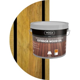 WOCA Denmark - Exterior Wood Oil - Water Based Penetrating Stain for Outdoor Wood Decks, Fences, Siding and Furniture - 1.5oz Sample - Natural