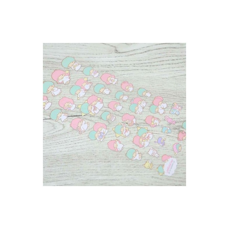Little Twin Stars [Sticker Sheet] 4 Size Sticker 4 Size