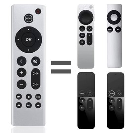 1PC Universal IR Remote Control Compatible with Apple TV, JKZTJOF Remote Fit for Apple TV 4K HD Generation 1 2 3 4 Remote