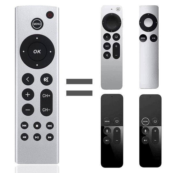 1PC Universal IR Remote Control Compatible with Apple TV, JKZTJOF