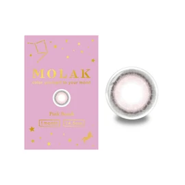 [ 宮脇咲良プロデュース＆イメージモデルカラコン ] MOLAK (モラク) 1MONTH 2枚入り ピンクボム [-2.75]