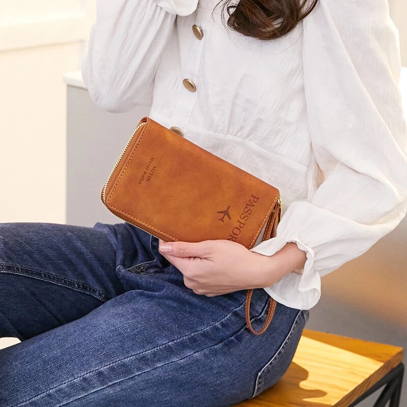 Unbranded Family Passport Holder Card Wallet RFID Blocking Travel Document
