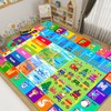 Kids Rug for Playroom, Soft & Non-Slip Educational Rug with