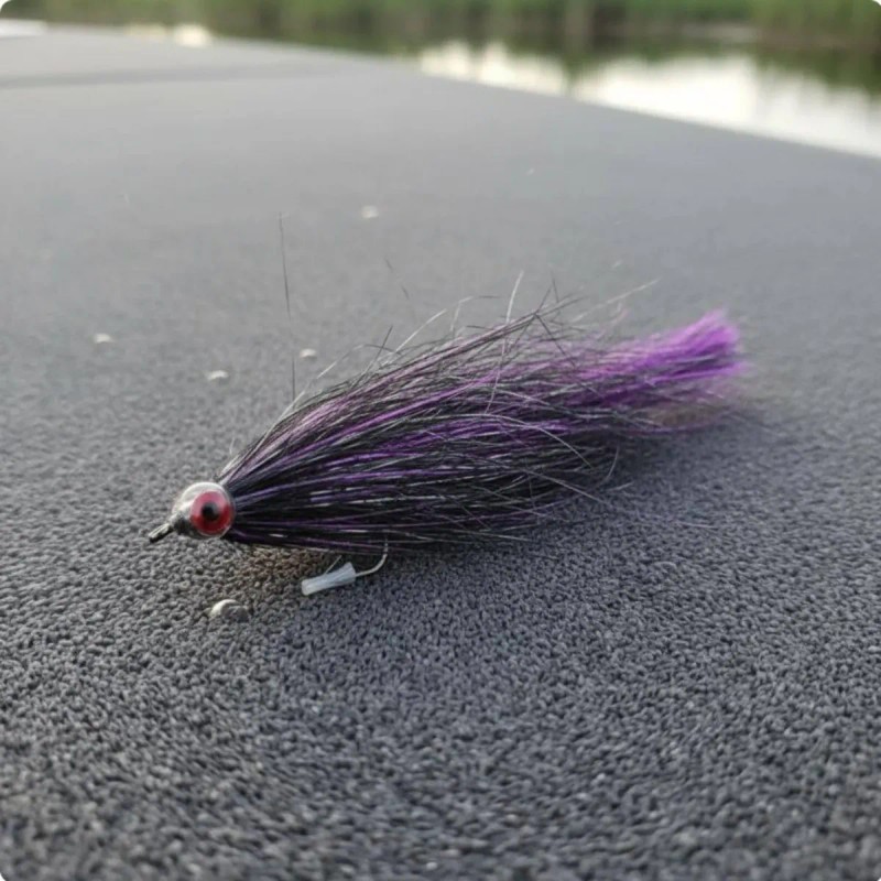 Mosca De Pesca Tipo Streamer Para Lucio, Atada A Mano,