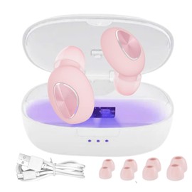 Noise Reduction Earplugs for Sleep, 35dB Noise Cancelling Ear Plugs for Sleeping, Hearing Protection, Snoring Blocking, Side Sleepers, Travel (Pink, Ear Plugs with 4 Pairs Ear Tips and Carrying Case)