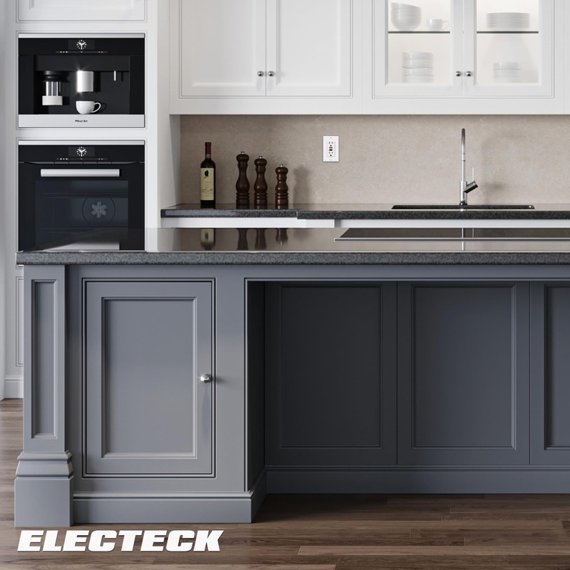 ELECTECK 3 Pack GFCI Outlets 15 Amp, Tamper Resistant (TR),