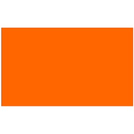 Colonial Cards: 150 Color Cardstock 3" x 5" Index Cards, Orange, Unruled