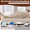 Overket Extra Deep Pocket King Sheets 18-24 Inch 100% Egyptian