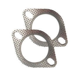 YFFSFDC Muffler Gasket, Turbo Gasket, Reinforced Ring, Exhaust Gasket, 2 Pieces, φ 2.3 - 2.4 inches (58 - 60 mm)