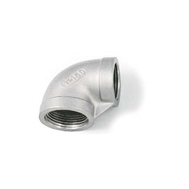 BSP 1/8 inch Female/Female Elbow Pipe Fitting - T316 (A4) Marine Grade Stainless Steel Pack Size : 2