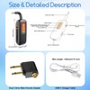 Bluetooth 5.4 Transmitter Receiver 2 in 1 Wireless Aux B-luetooth