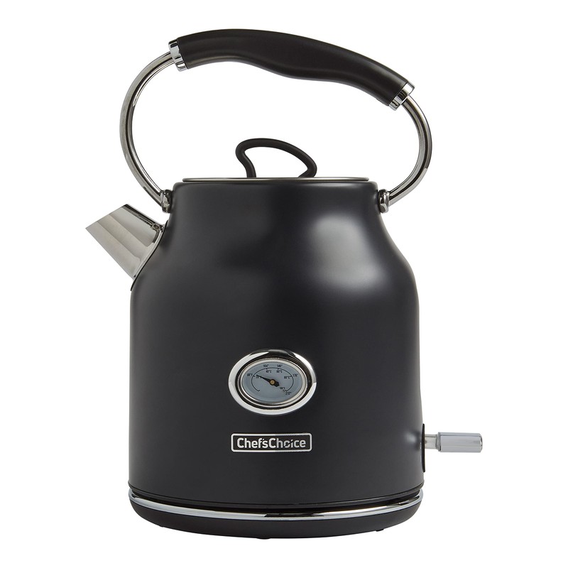 Chef'sChoice Electric Kettle Gourmezza Stainless Steel 1500 Watts with Auto-Shutoff