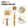 Dermaroller ZGTS 1.5 mm Microagujas Titanio para Arrugas Cicatrices Celulitis