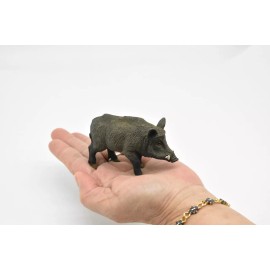 Safari Ltd. Boar, Wild Animal Toy, Realistic Plastic Figure, Model, Hand Painted 3.5" SF04