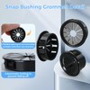BOPOREAE 50 Pcs Cable Grommet, Snap Bushing 7/16" (11 mm)