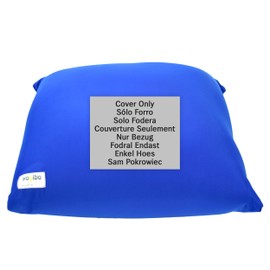 Yogibo Zoola Mini Outdoor Bean Bag Replacement Cover, Water Resistant, Removable, Washable, Royal