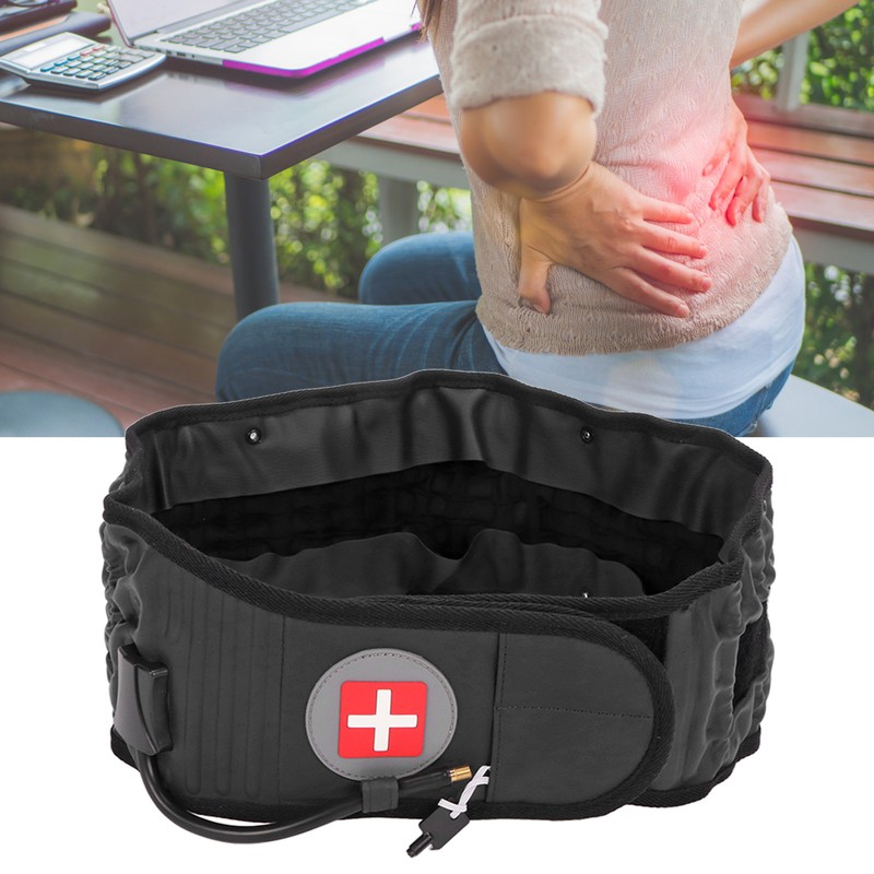 Lumbar Traction Belt Inflatable Improve Pain Back Decompression Belt Lumbar