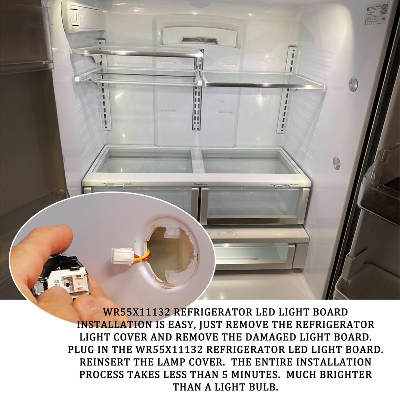 WR55X11132 WR55X25754 3033142 AP5646375 PS4704284 for GE Refrigerator LED Light