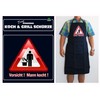teprovo Men's BBQ Apron Cooking Apron Bib Apron Man Cooking
