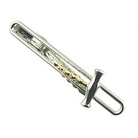 Tie bar~Tie Clip~Novelty Corkscrew Tie Bar 73mm Select Gift Pouch
