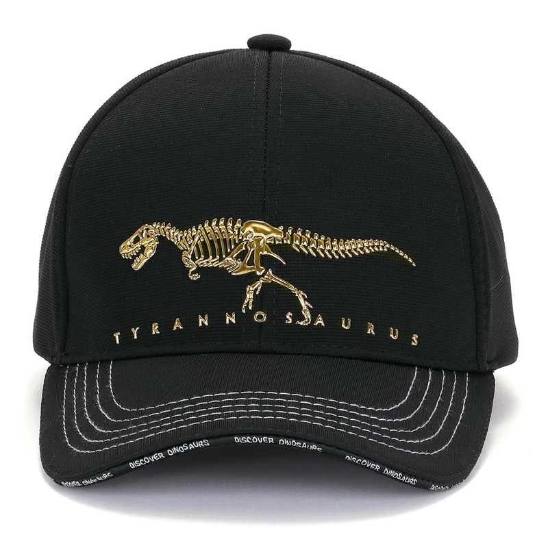 Carolata Tyrannosaurus Bones Sports Cap (Black, One Size) Dinosaur Skeleton