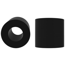 2 Pack Replacement Rubber Rollers - Black Spare Rollers Compatible with Cricut Joy Accessories - by Print It