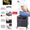 dbest products Quik Cart 360 Four Wheeled Rolling Crate Teacher
