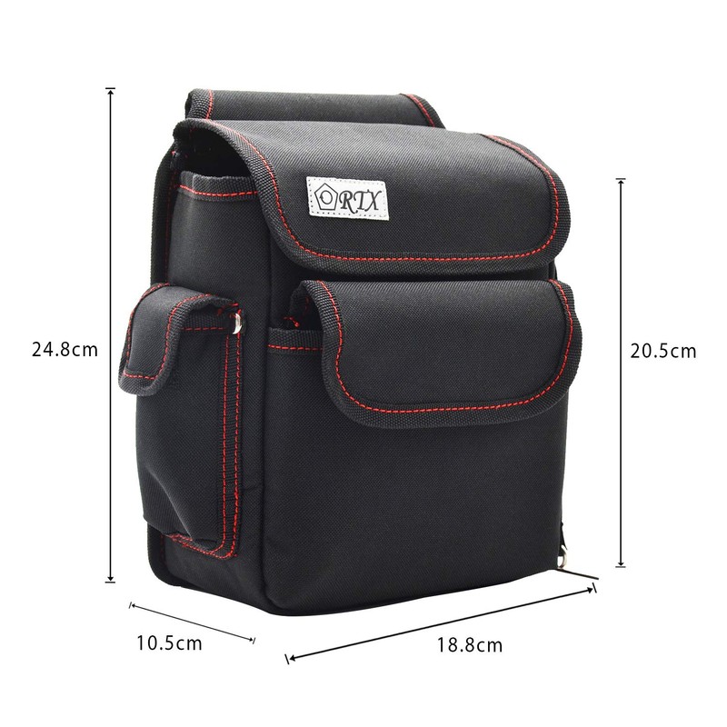 YOTENKA Waist Bag, Electrician's Waist Bag, Nail Bag with Lid,