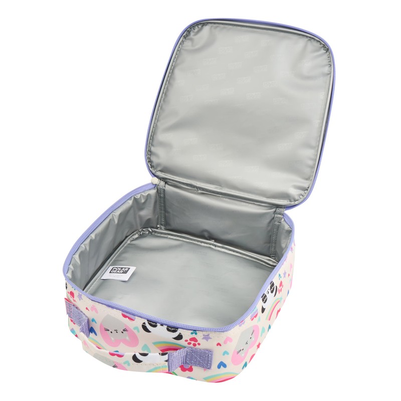 Polar Gear Cute Icons Lunch Bag, Durable Polyester
