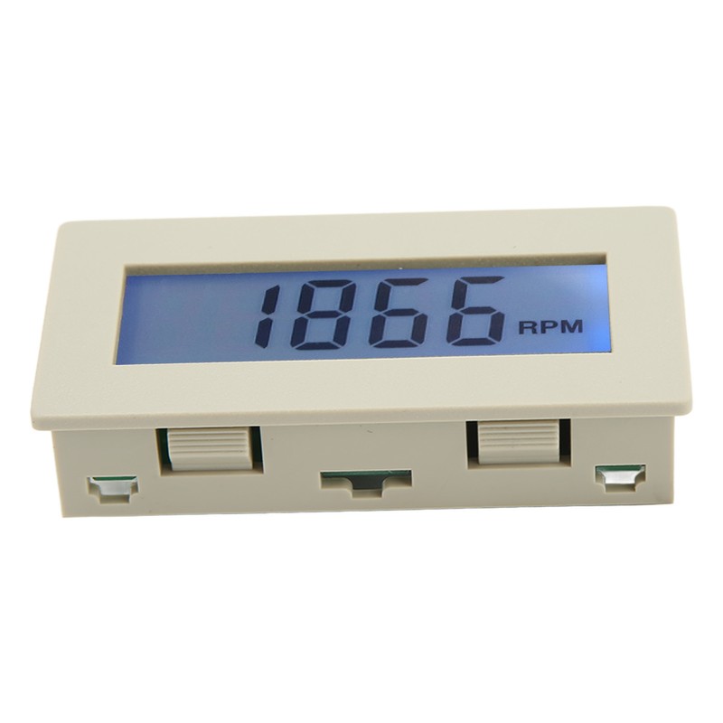 Motor Tachometer 10 to 9999 LCD Display Accurate Measurement RPM